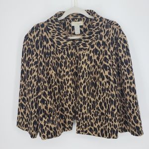 Spiegel Leopard Swing Jacket Sz 20W
